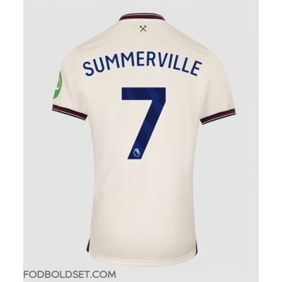West Ham United Crysencio Summerville #7 Udebanetrøje 2025-26 Kortærmet West Ham United Crysencio Summerville #7 Udebanetrøje 2025-26 Kortærmet